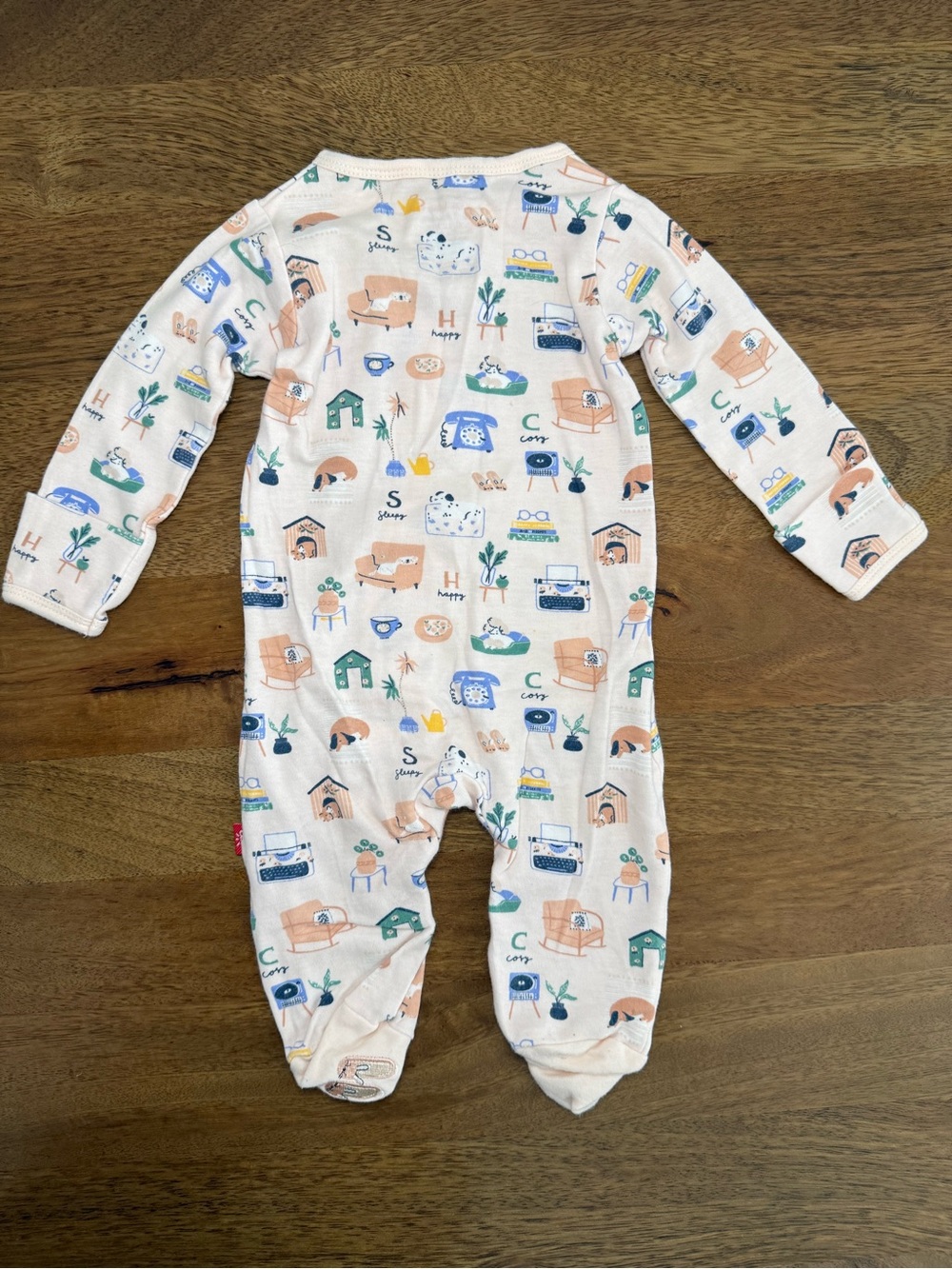 Magnetic Me Organic Cotton Dog Sleeper - Size 0-3 Months - Picture 2 of 4